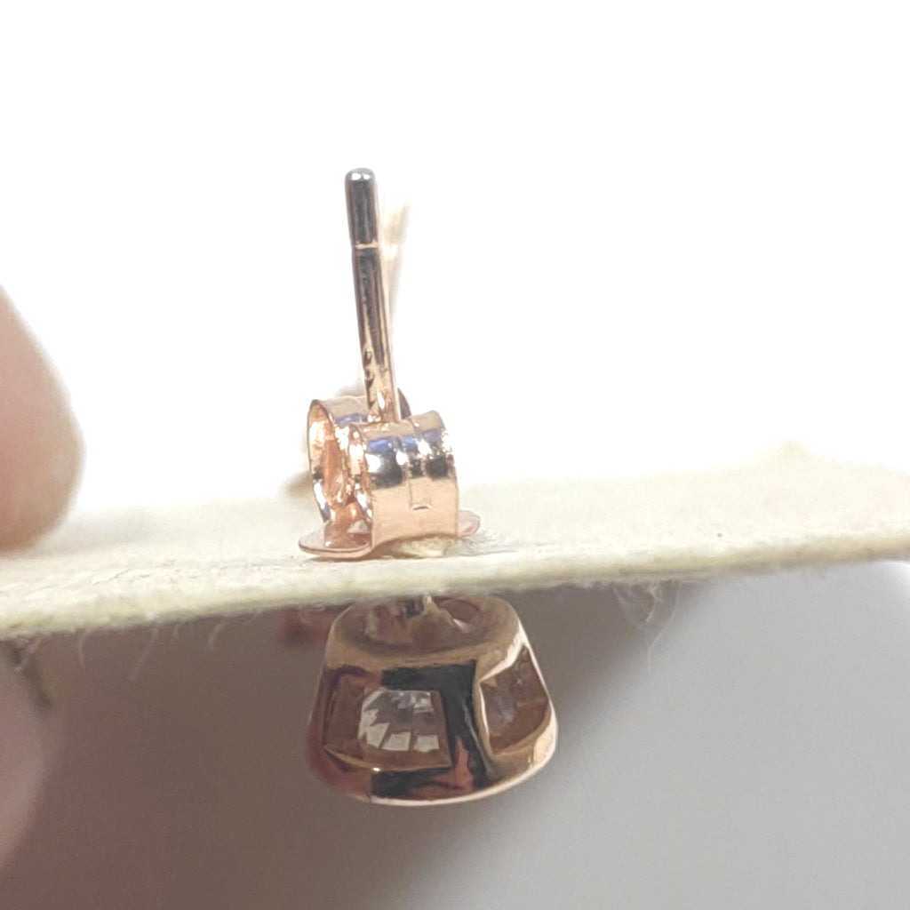 EARRINGS Rose gold plated 925 silver - Light point