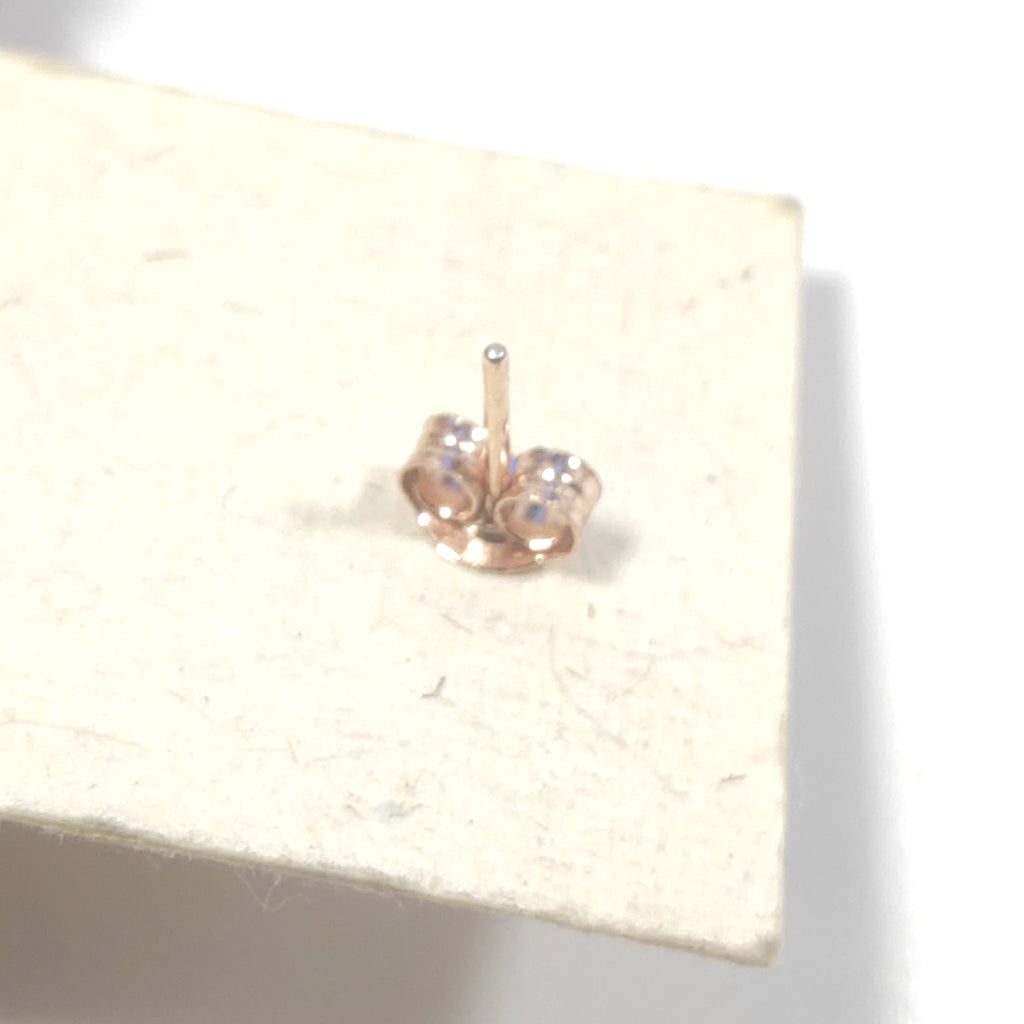 EARRINGS Rose gold plated 925 silver - Light point