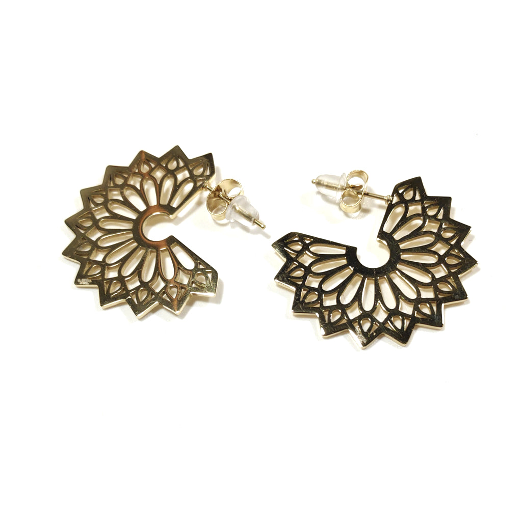 ORECCHINI acciaio 316 L Chirurgico doratoORECCHINI  | Cerchio