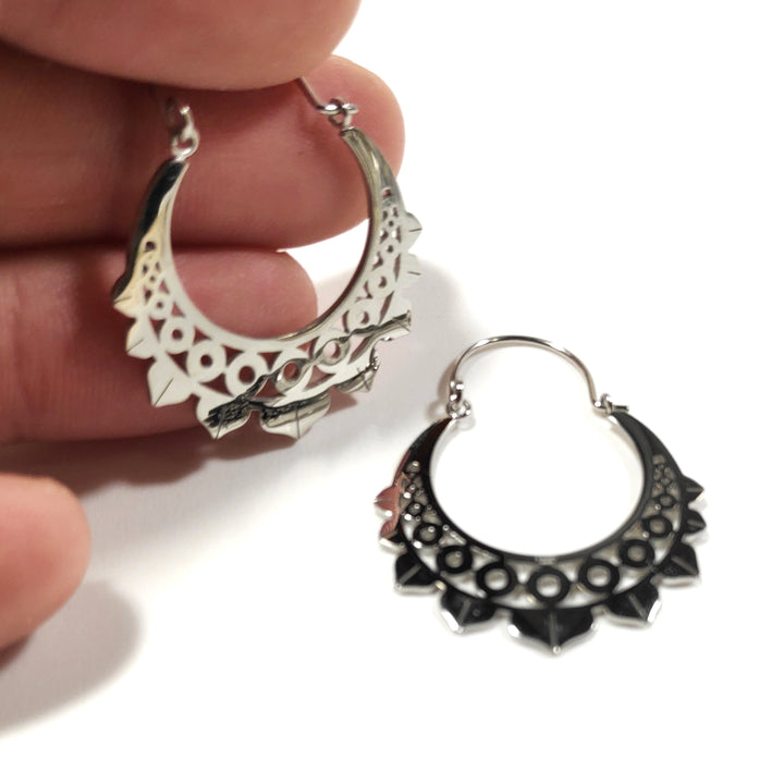 EARRINGS 316 L Surgical steel - ROUGH