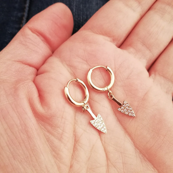 ORECCHINI ALEXANDER orecchini in acciaio dorato 316 L Chirurgico