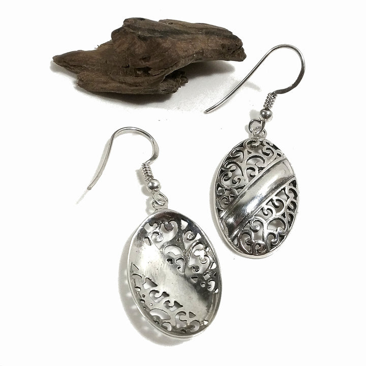 ORECCHINI etnici argento 925 artigianali - GINGAJI