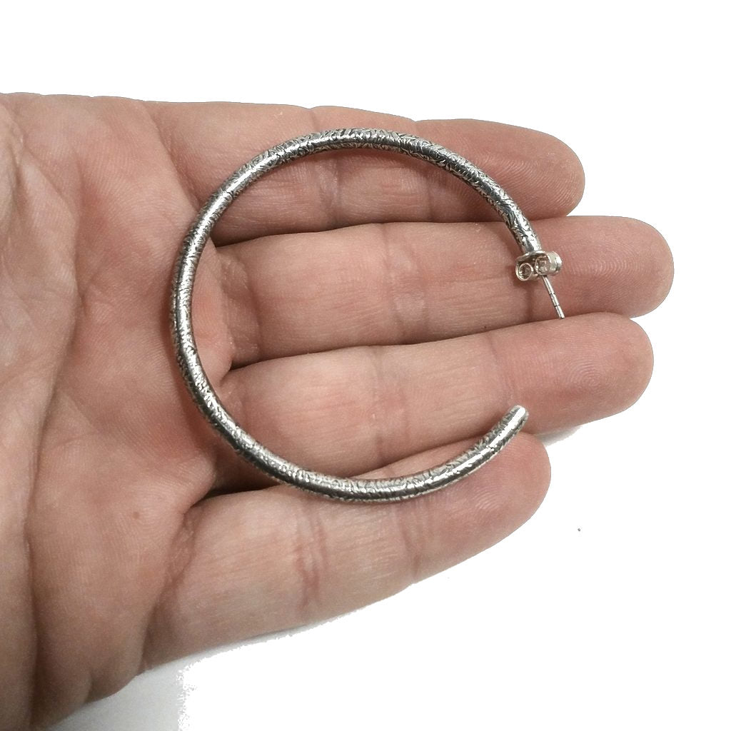 Ethnic EARRINGS in 925 silver | Circle EARRINGS