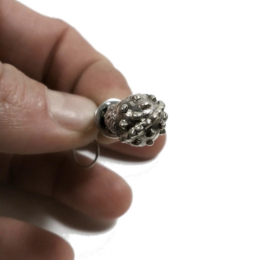ORECCHINI etnici in argento 925 a goccia filigrana