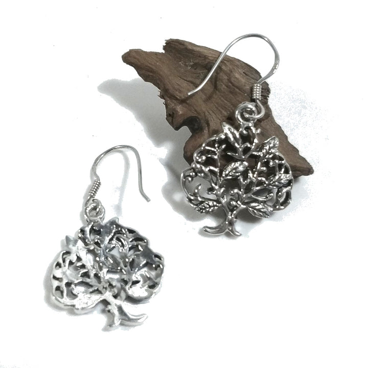 ORECCHINI etnici in argento 925 ALBERO DELLA VITA | Orecchini in argento