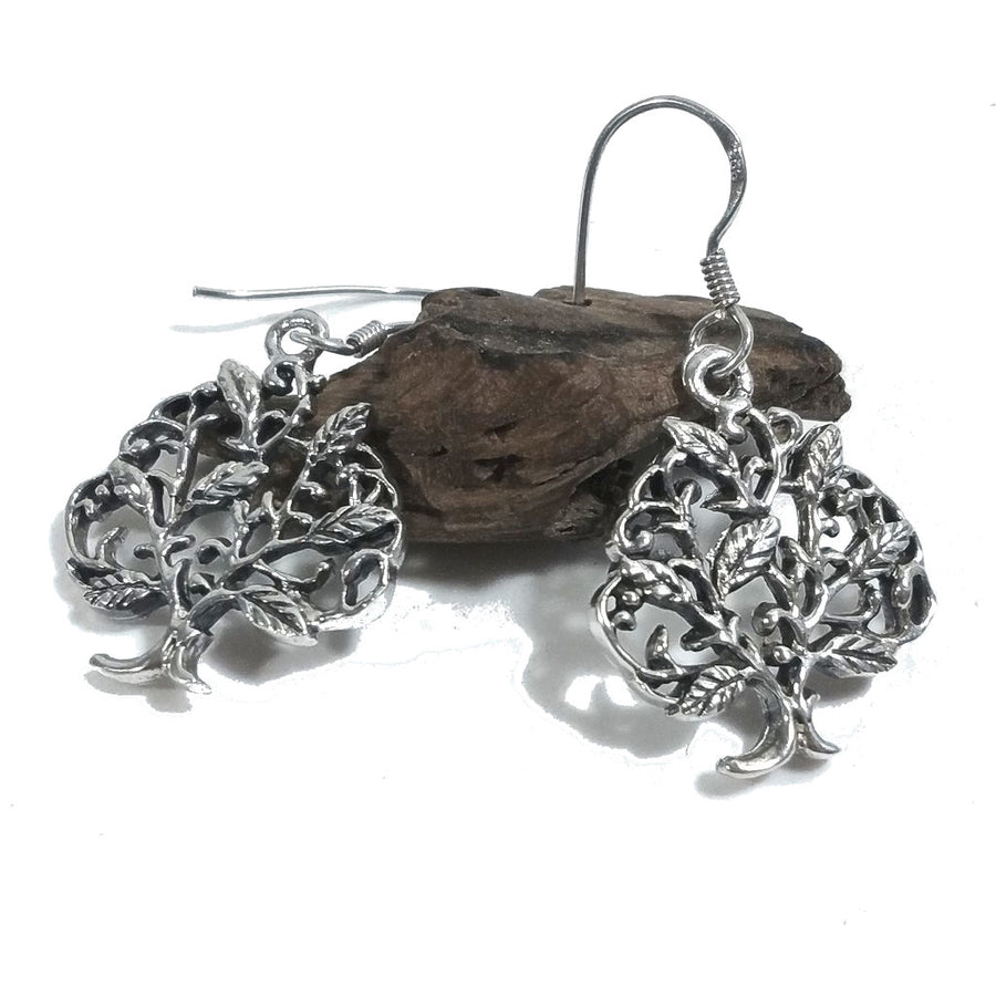 ORECCHINI etnici in argento 925 ALBERO DELLA VITA | Orecchini in argento