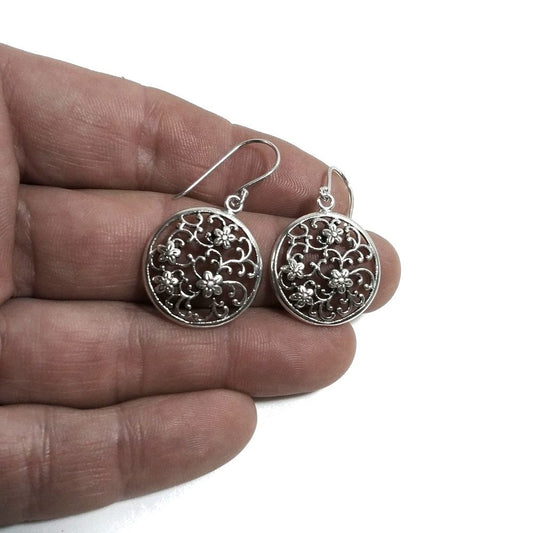 ORECCHINI in argento 925 - Fiore – immagine2