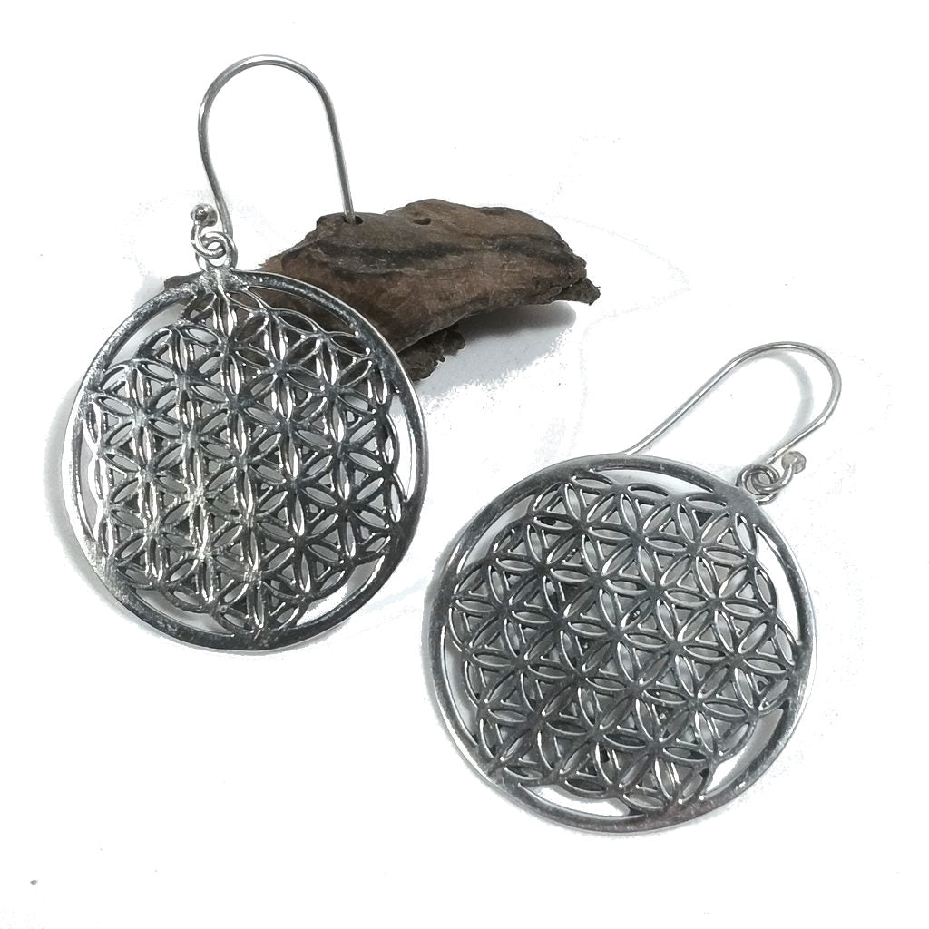 ORECCHINI in argento 925 ORECCHINI artigianali | Fiore della Vita