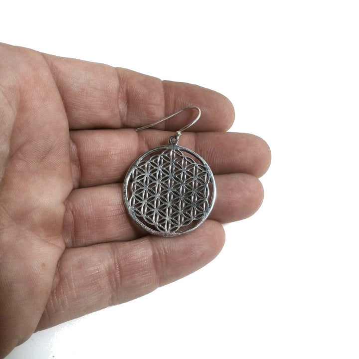 ORECCHINI in argento 925 ORECCHINI artigianali | Fiore della Vita