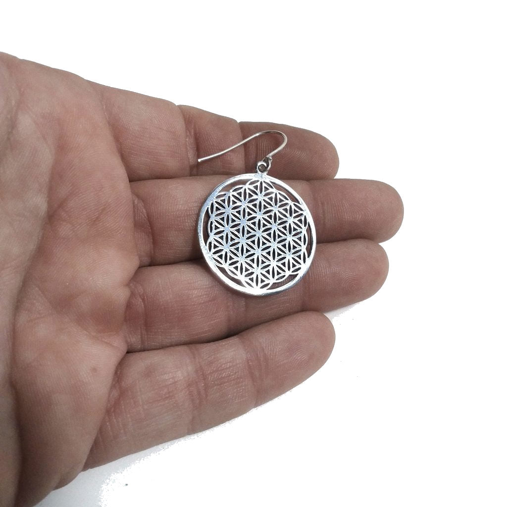 ORECCHINI in argento 925 ORECCHINI artigianali | Fiore della Vita
