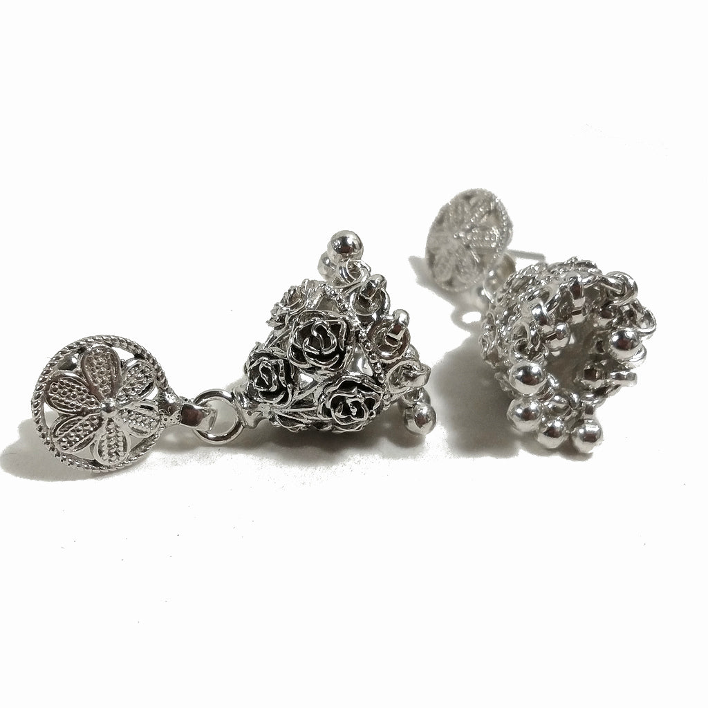 ORECCHINI chandelier etnico in argento 925 | Tradizionali indiani | Gioielli in argento