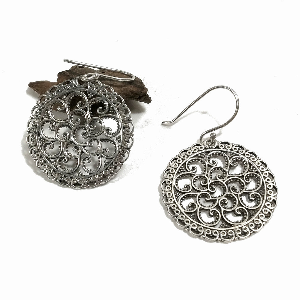 ORECCHINI etnici argento 925 artigianali | Orecchini filigrana | Gioielli etnici
