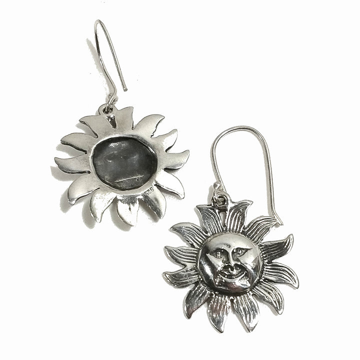 ORECCHINI in argento 925 - SOLE Tibetano | Orecchini sole