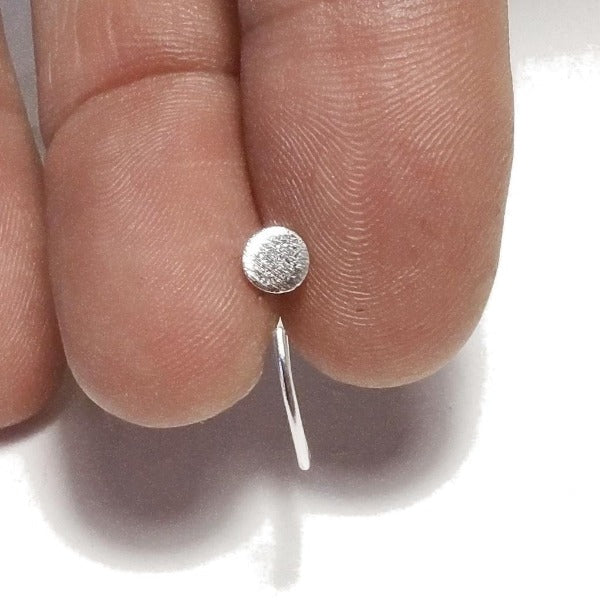 ORECCHINI in argento 925 satinato cerchio piccolo ORECCHINI | Cerchio