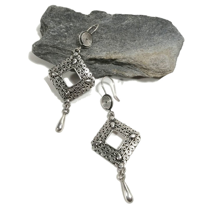 ORECCHINO etnico argento 925 artigianali | Orecchini etnici | BOHO