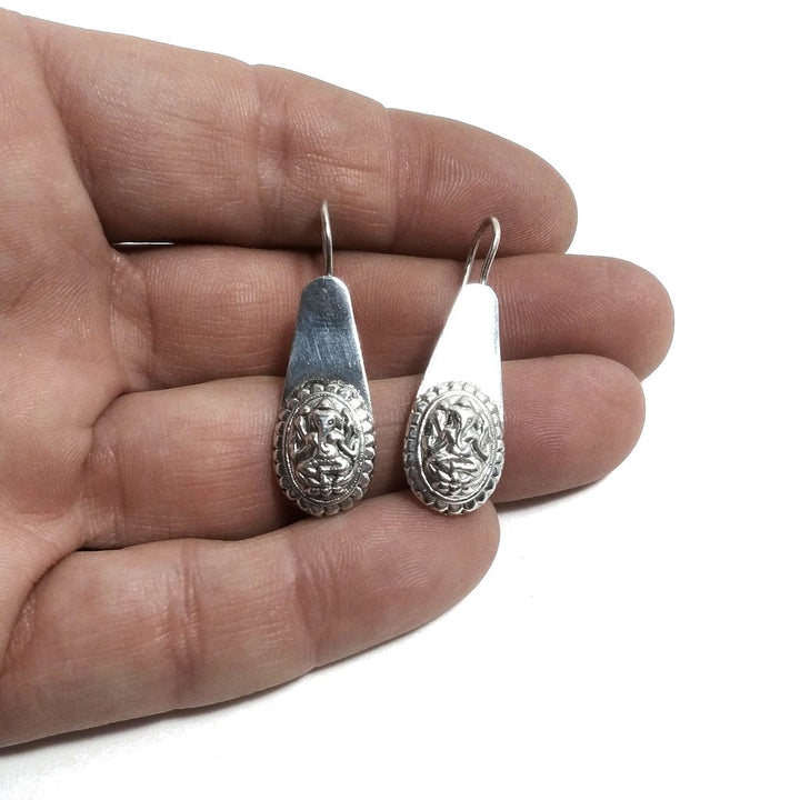 ORECCHINO etnico argento 925 GANESH | Gioielli etnici