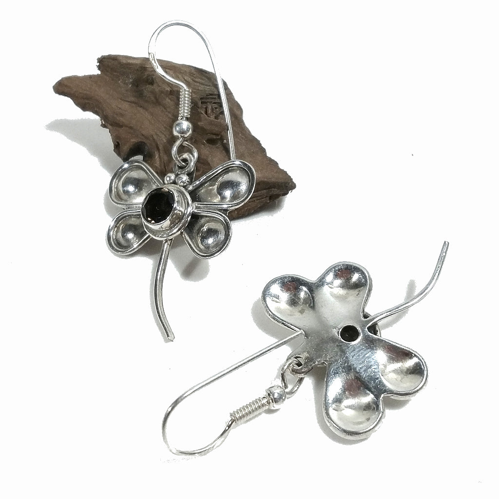 ORECCHINI etnici in argento 925 a forma di LIBELLULA | Orecchini in argento