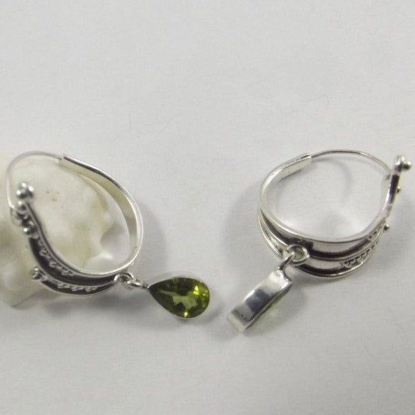 Orecchini Peridot - argento 925