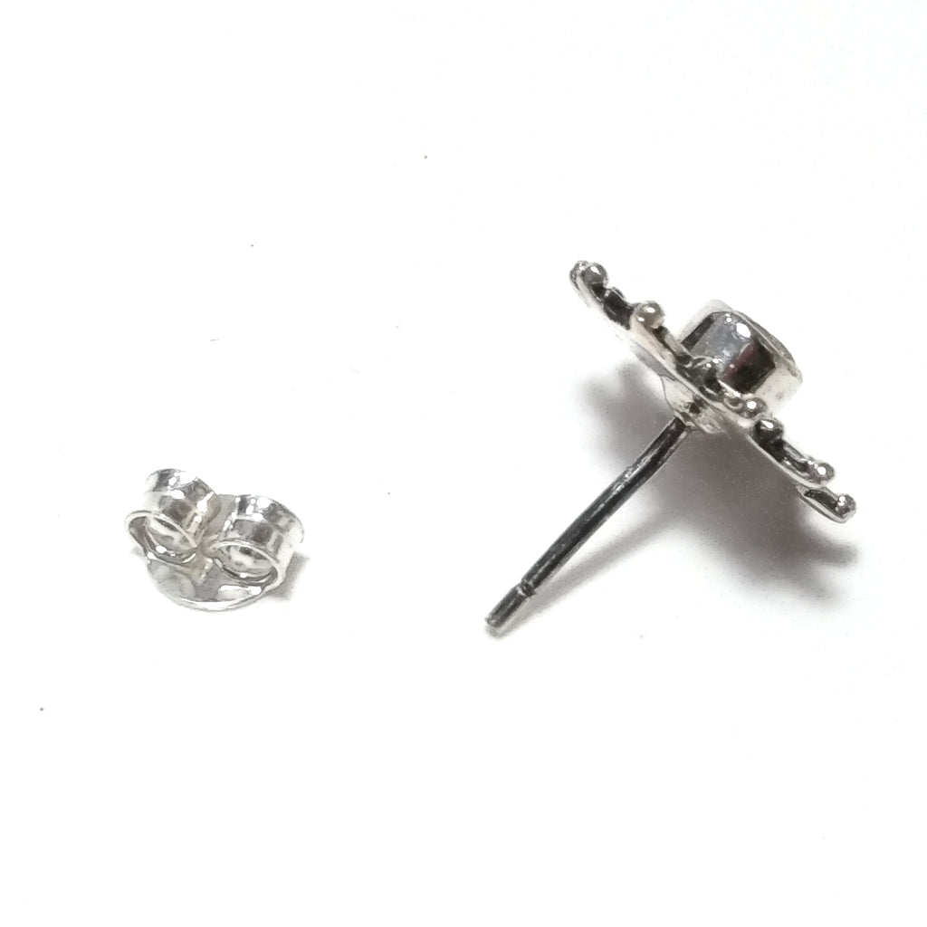 ORECCHINI ETNICI Argento 925 Orecchini artigianali Citrino | Stelle