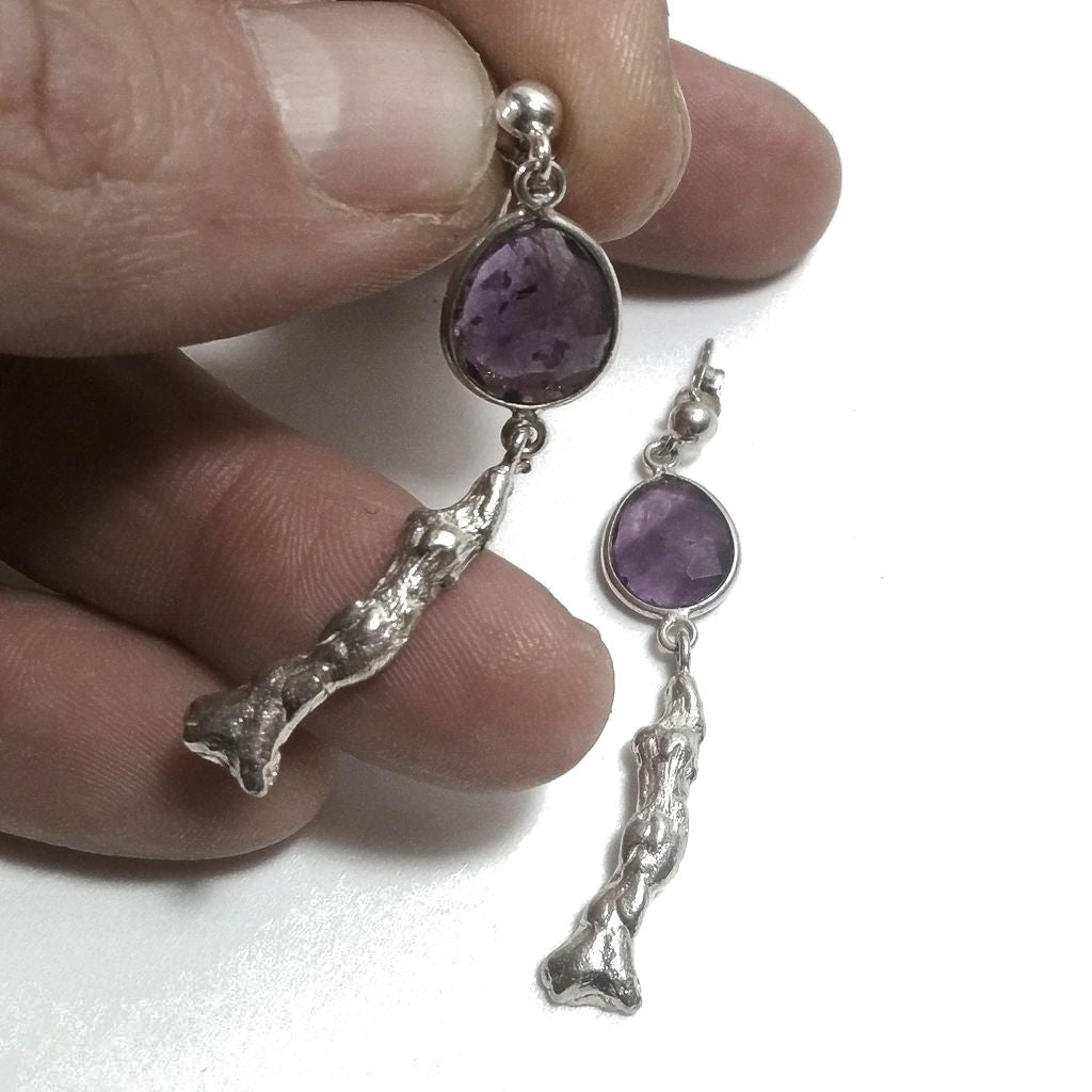 ORECCHINI Argento 925 con pietra - MARINA