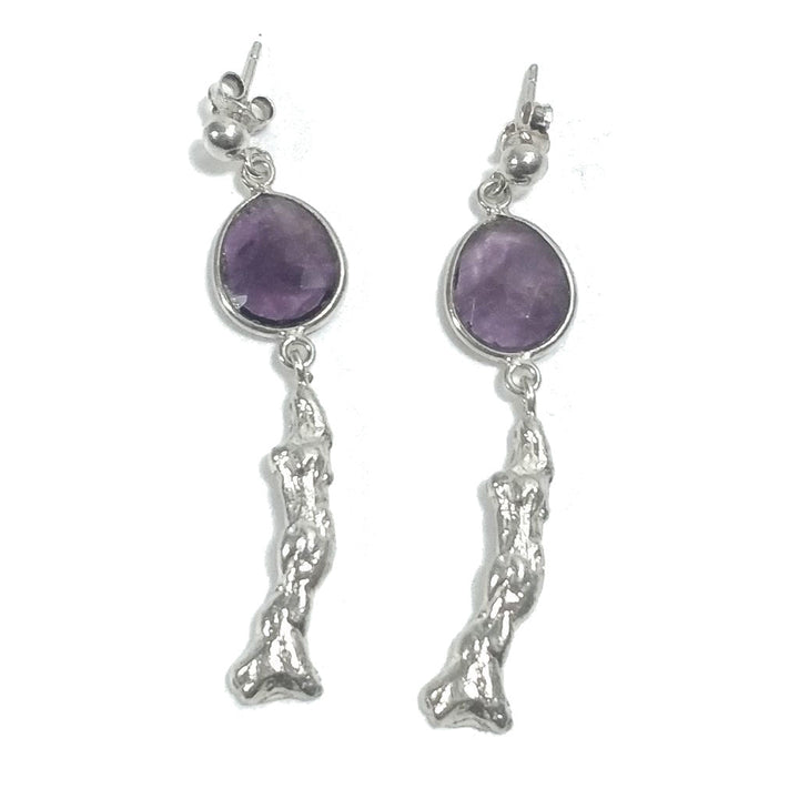 ORECCHINI Argento 925 con pietra - MARINA