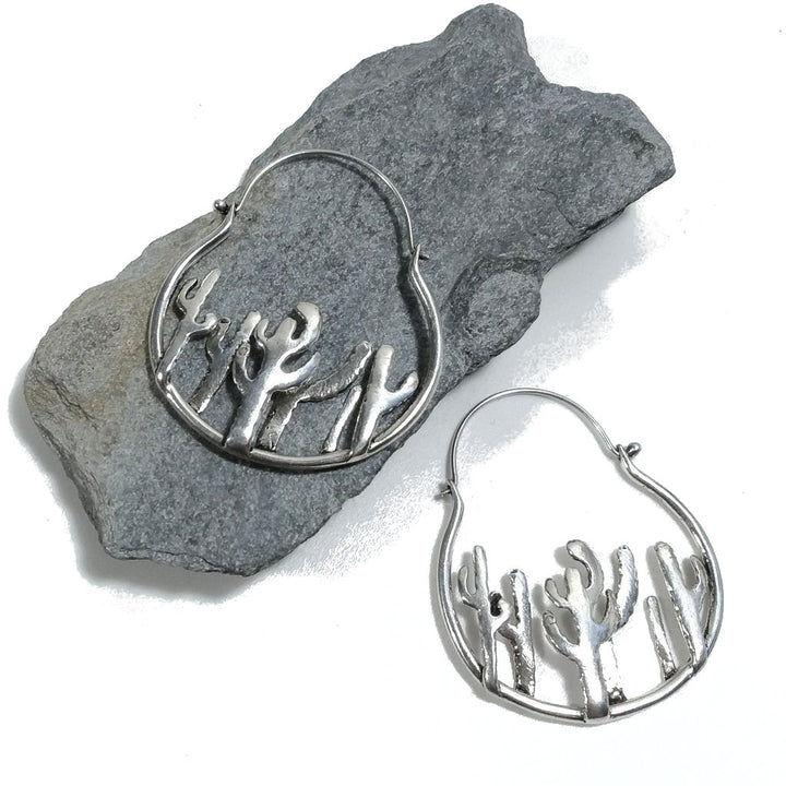 ORECCHINI cactus in argento 925 - KAIKTAS