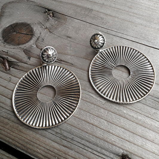 Orecchini in argento 925 a cerchio - GOMTI