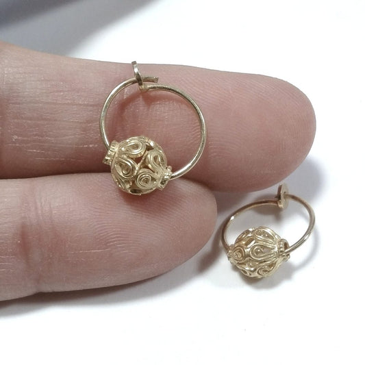 ORECCHINI ETNICI Oro 18 carati Orecchini artigianali | ETNICO