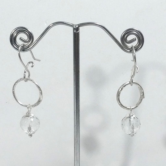 ORECCHINI con pietra - il cerchio della vita - orecchini | GIOIELLI IN ARGENTO