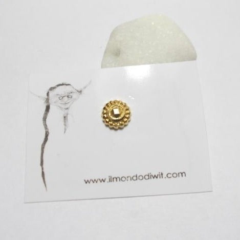 Orecchino da naso in oro 18 carati 7mm