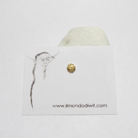 18K Gold Nasenohrring 4mm - KOVUR