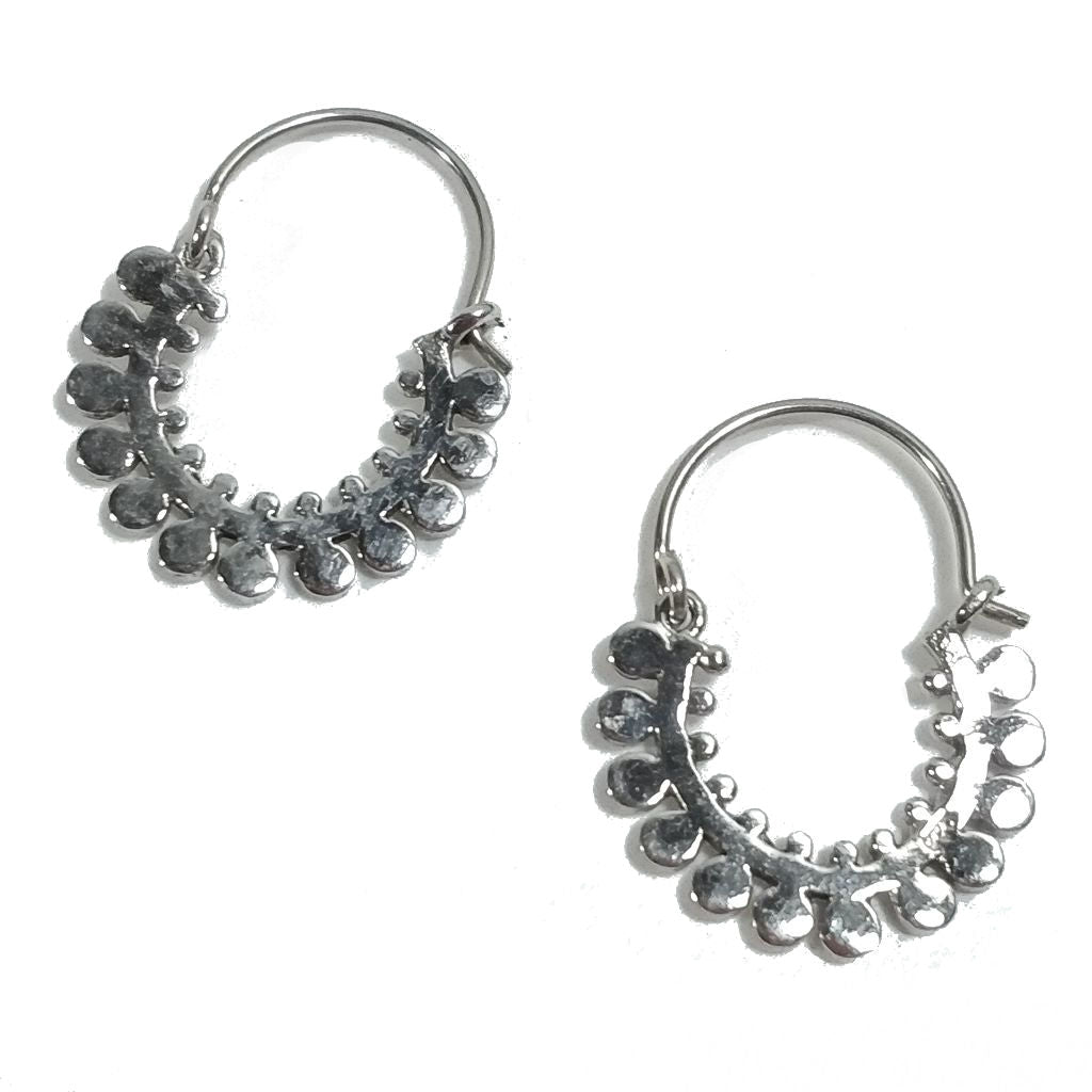 ORECCHINI ETNICI Argento 925 Orecchini artigianali | Cerchio