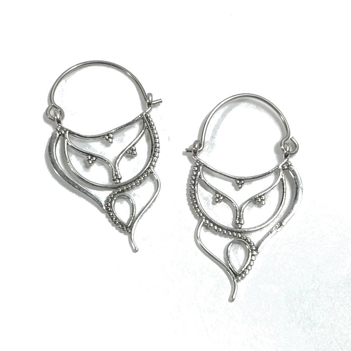 ORECCHINI ETNICI Argento 925 Orecchini artigianali | Cerchio
