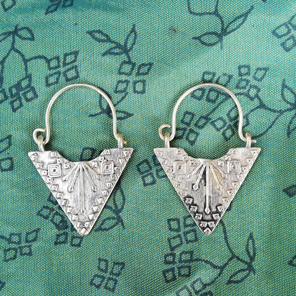 ORECCHINI etnici CHARU in ottone | ORECCHINI etnici in ottone | ilmondodiwit.com