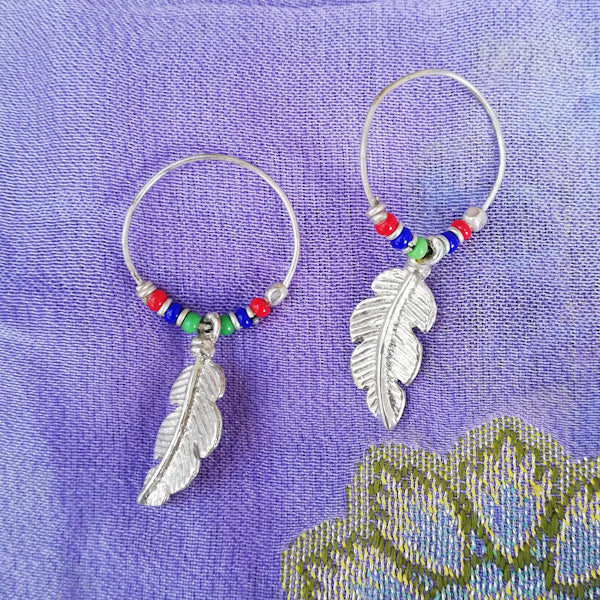 DAMINI ethnische OHRRINGE aus Messing