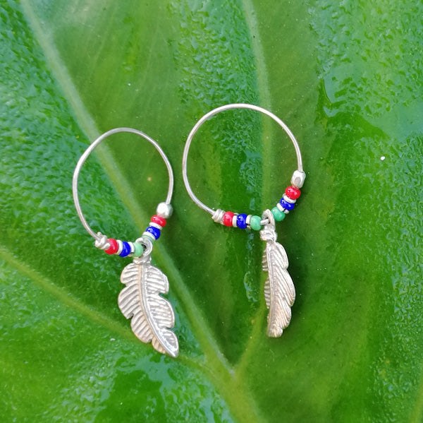 DAMINI ethnische OHRRINGE aus Messing