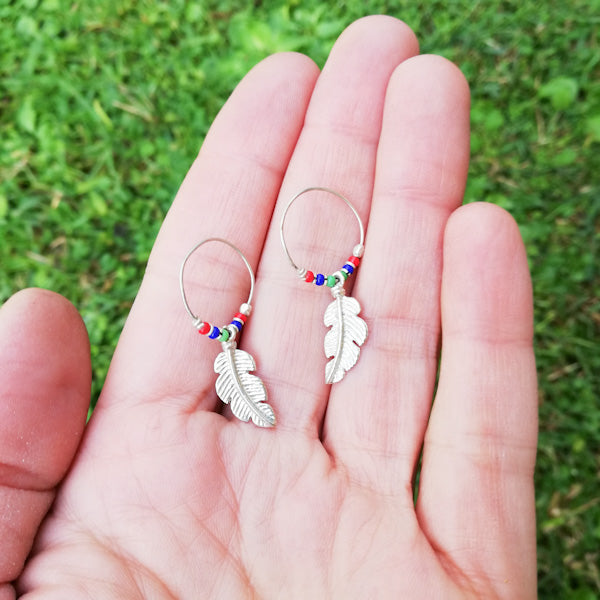 DAMINI ethnische OHRRINGE aus Messing