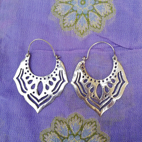 ORECCHINI etnici HANIMA in ottone | ORECCHINI etnici in ottone | ilmondodiwit.com