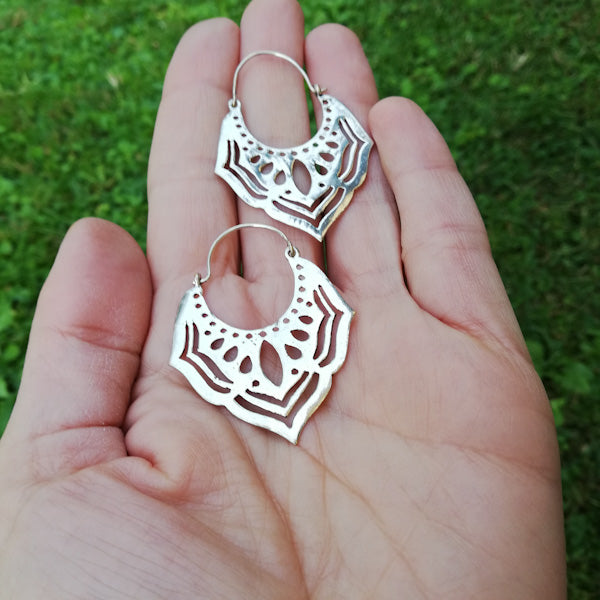 ORECCHINI etnici HANIMA in ottone | ORECCHINI etnici in ottone | ilmondodiwit.com