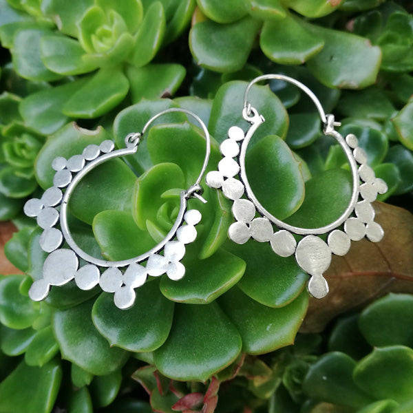 ORECCHINI etnici KEYA in ottone senza pietra | ORECCHINI etnici cerchio | ilmondodiwit.com