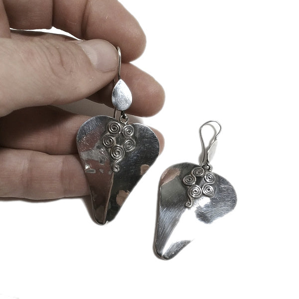 ORECCHINI a etnici ARHAAN argento - Orecchini spirale | ETNICO