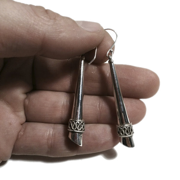 ORECCHINI a Bali BIVIT argento - Orecchini spirale | ETNICO