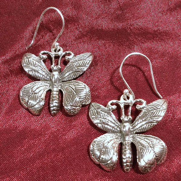 ORECCHINI etnici con farfalle argento 925 - TITALEE