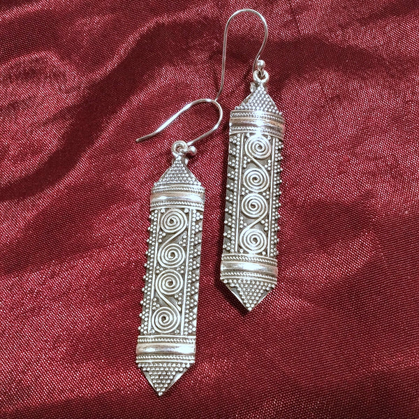 ORECCHINI etnici TEJAS argento - Orecchini etnici | ETNICO