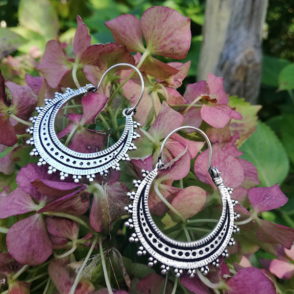 ORECCHINI etnici OMALA in ottone senza pietra | ORECCHINI etnici in ottone | ilmondodiwit.com