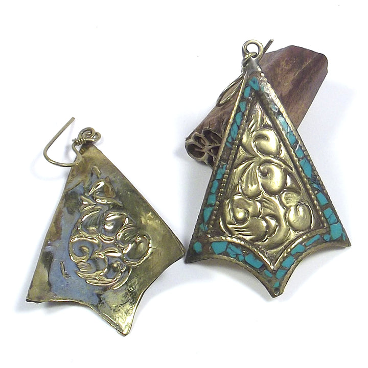 orecchini tibet turchese etnic earring ohrring