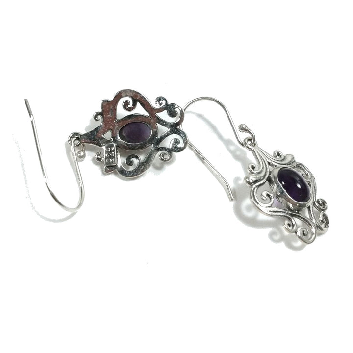 ORECCHINI Argento 925 ORECCHINI artigianali Ametista | orecchini etnici