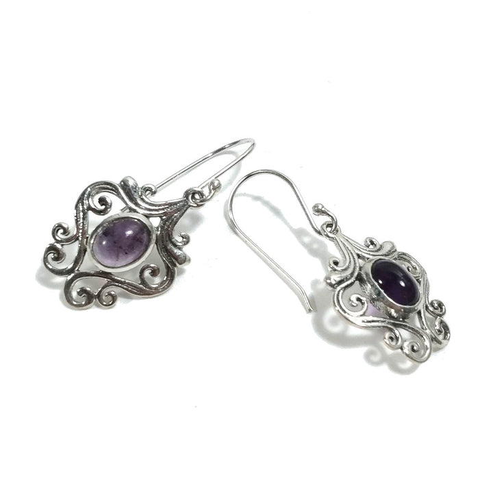 ORECCHINI Argento 925 ORECCHINI artigianali Ametista | orecchini etnici