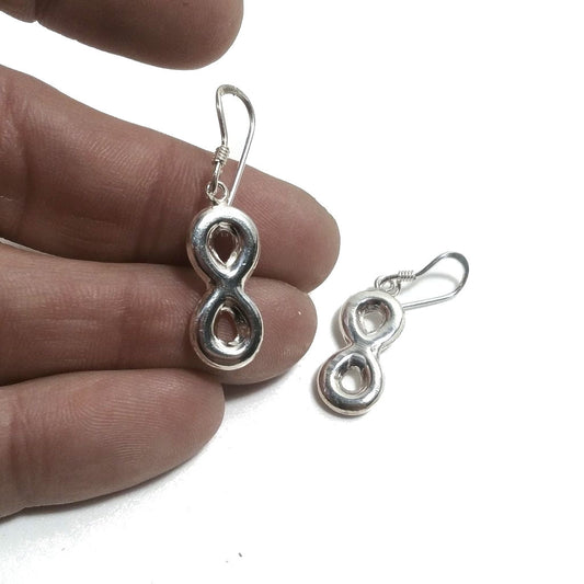 ORECCHINI Argento 925 artigianali INFINITO – immagine2