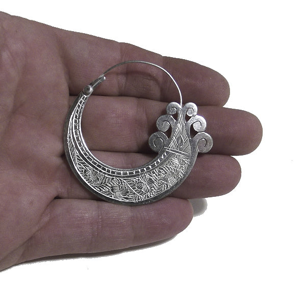 ORECCHINI etnici YAUVA in ottone senza pietra | ORECCHINI etnici in ottone | ilmondodiwit.com